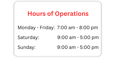 Mr Reparateur Hours of Operations